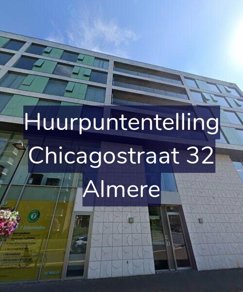 Foto gevel Huurpuntentelling voor Chicagostraat 32, Almere