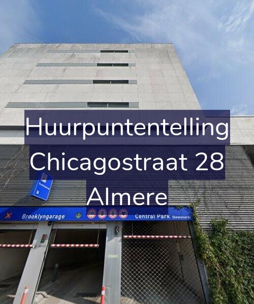 Foto gevel Huurpuntentelling voor Chicagostraat 28, Almere