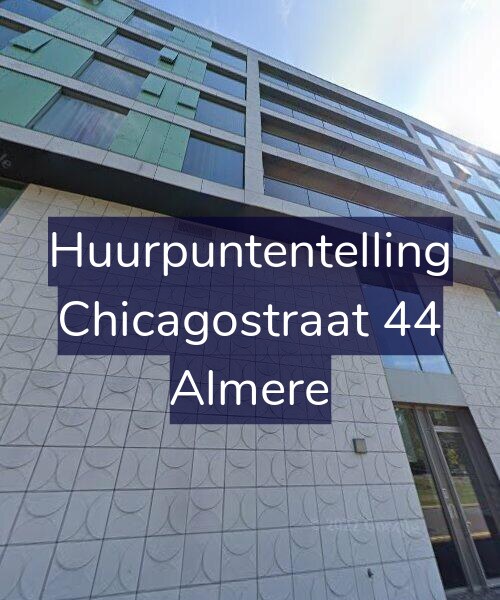 Foto gevel Huurpuntentelling voor Chicagostraat 44, Almere