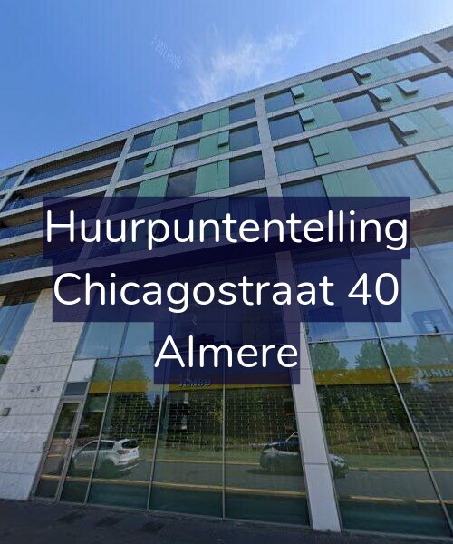 Foto gevel Huurpuntentelling voor Chicagostraat 40, Almere