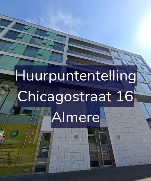 Foto gevel Huurpuntentelling voor Chicagostraat 16, Almere