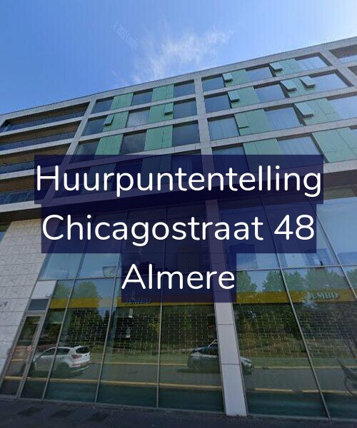 Foto gevel Huurpuntentelling voor Chicagostraat 48, Almere