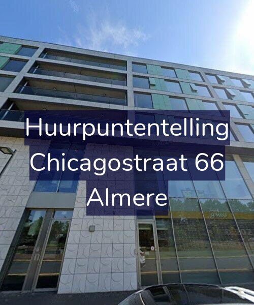 Foto gevel Huurpuntentelling voor Chicagostraat 66, Almere