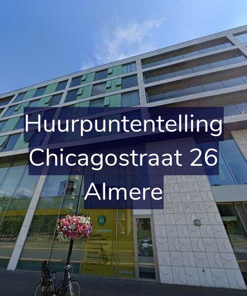 Foto gevel Huurpuntentelling voor Chicagostraat 26, Almere