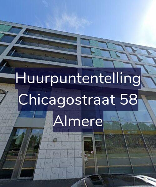 Foto gevel Huurpuntentelling voor Chicagostraat 58, Almere