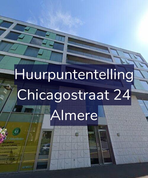 Foto gevel Huurpuntentelling voor Chicagostraat 24, Almere