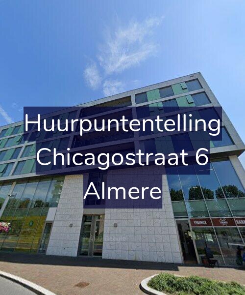 Foto gevel Huurpuntentelling voor Chicagostraat 6, Almere