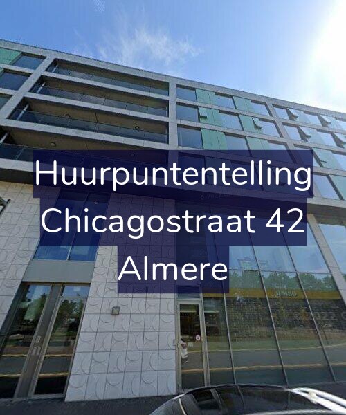 Foto gevel Huurpuntentelling voor Chicagostraat 42, Almere