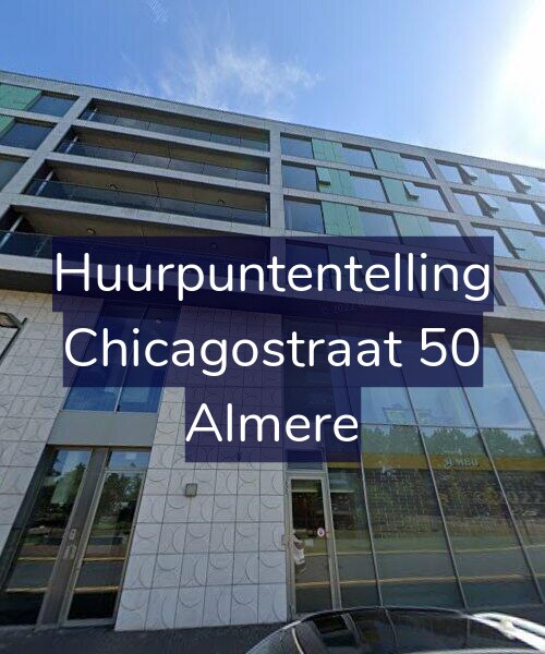 Foto gevel Huurpuntentelling voor Chicagostraat 50, Almere