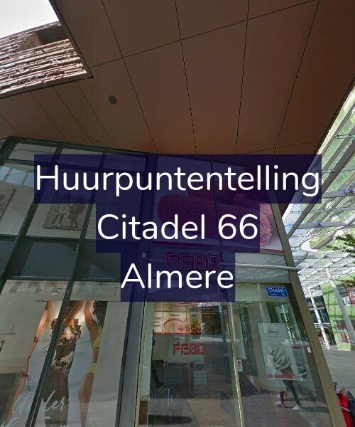 Foto gevel Huurpuntentelling voor Citadel 66, Almere