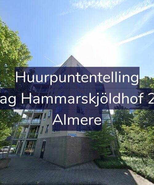 Foto gevel Huurpuntentelling voor Dag Hammarskjöldhof 26, Almere