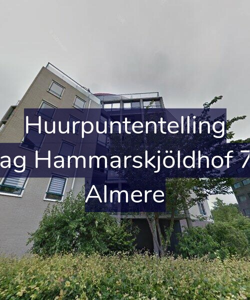 Foto gevel Huurpuntentelling voor Dag Hammarskjöldhof 79, Almere