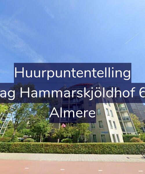 Foto gevel Huurpuntentelling voor Dag Hammarskjöldhof 62, Almere