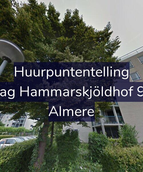 Foto gevel Huurpuntentelling voor Dag Hammarskjöldhof 96, Almere