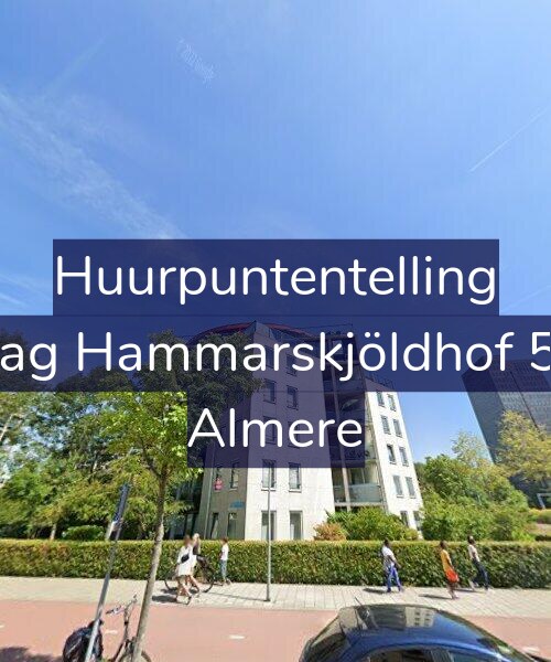 Foto gevel Huurpuntentelling voor Dag Hammarskjöldhof 59, Almere