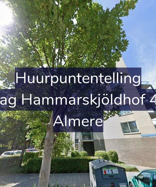 Foto gevel Huurpuntentelling voor Dag Hammarskjöldhof 44, Almere