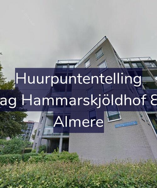 Foto gevel Huurpuntentelling voor Dag Hammarskjöldhof 81, Almere