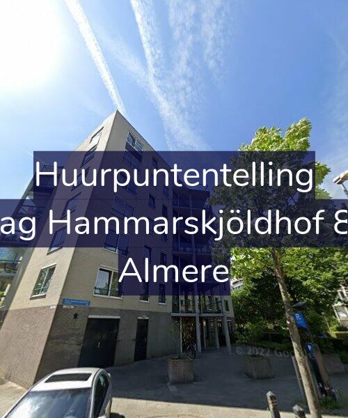 Foto gevel Huurpuntentelling voor Dag Hammarskjöldhof 86, Almere