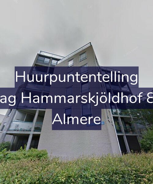 Foto gevel Huurpuntentelling voor Dag Hammarskjöldhof 84, Almere