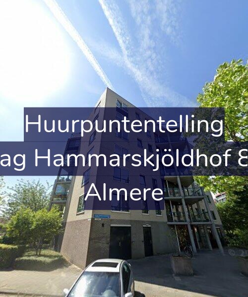 Foto gevel Huurpuntentelling voor Dag Hammarskjöldhof 83, Almere