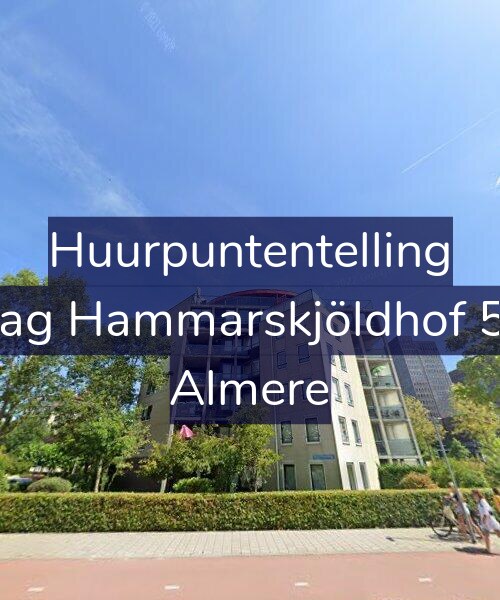 Foto gevel Huurpuntentelling voor Dag Hammarskjöldhof 54, Almere