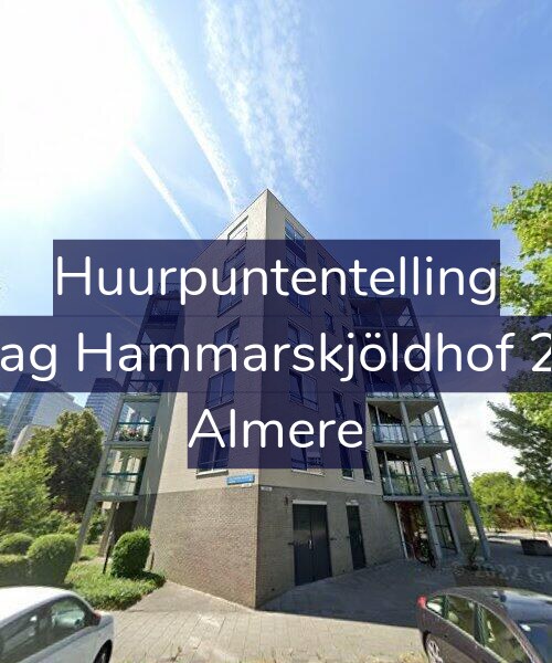 Foto gevel Huurpuntentelling voor Dag Hammarskjöldhof 27, Almere