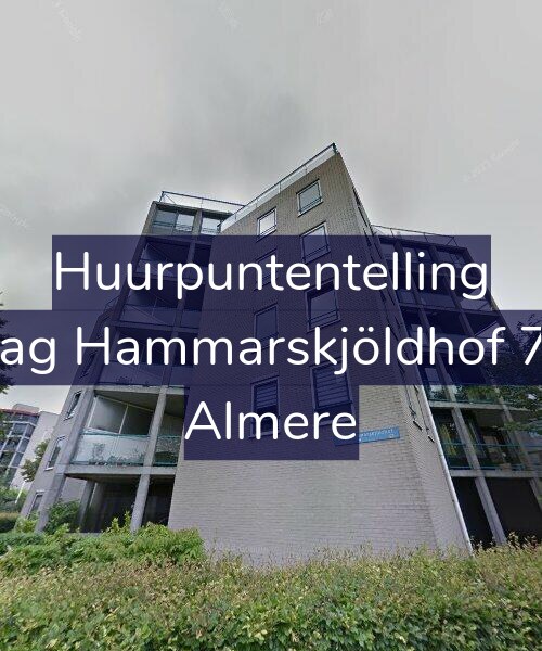 Foto gevel Huurpuntentelling voor Dag Hammarskjöldhof 78, Almere