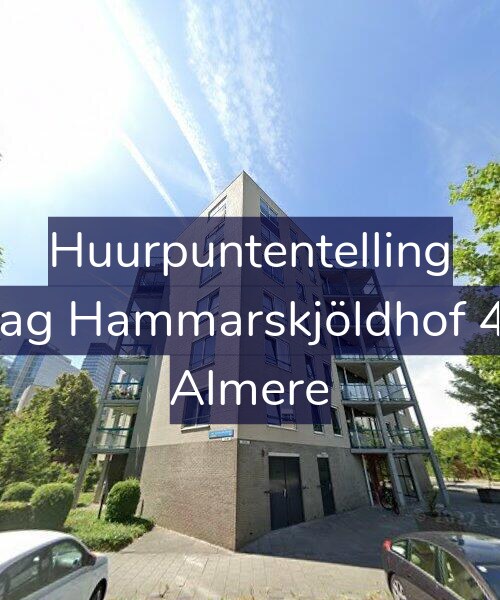 Foto gevel Huurpuntentelling voor Dag Hammarskjöldhof 43, Almere