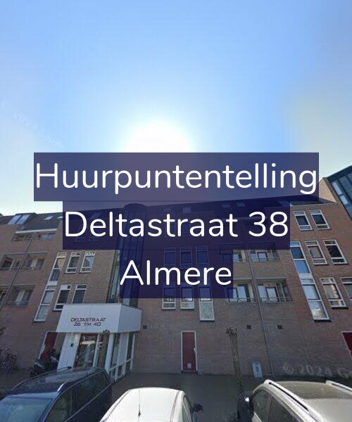 Foto gevel Huurpuntentelling voor Deltastraat 38, Almere