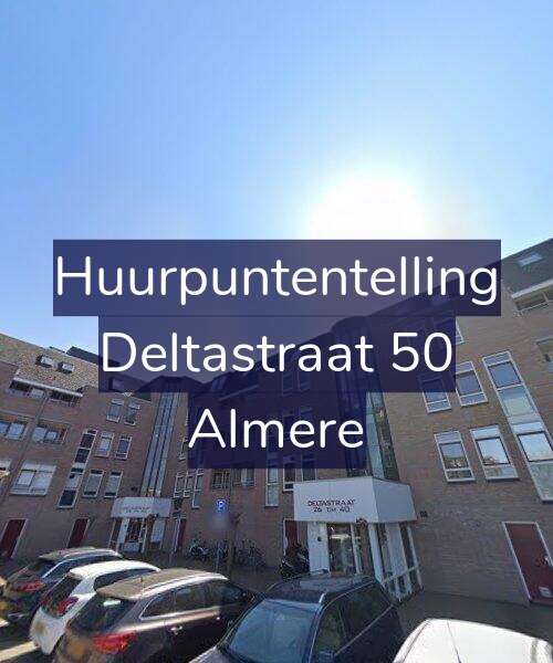 Foto gevel Huurpuntentelling voor Deltastraat 50, Almere