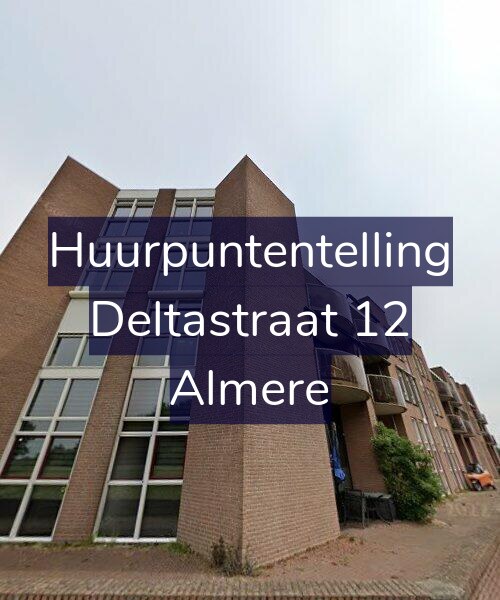 Foto gevel Huurpuntentelling voor Deltastraat 12, Almere