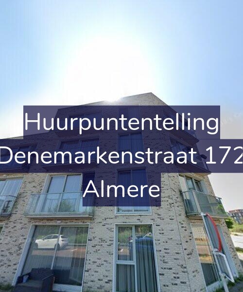 Foto gevel Huurpuntentelling voor Denemarkenstraat 172, Almere