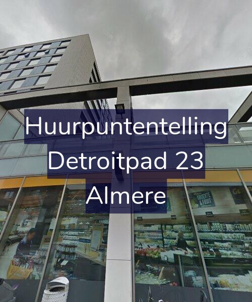 Foto gevel Huurpuntentelling voor Detroitpad 23, Almere