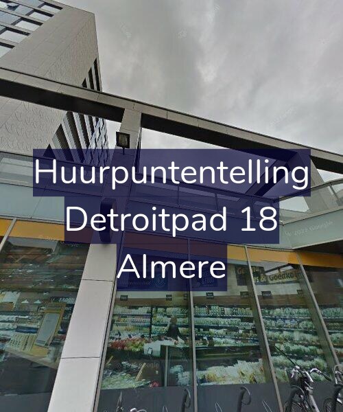 Foto gevel Huurpuntentelling voor Detroitpad 18, Almere