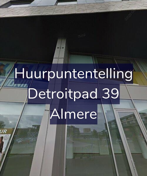 Foto gevel Huurpuntentelling voor Detroitpad 39, Almere