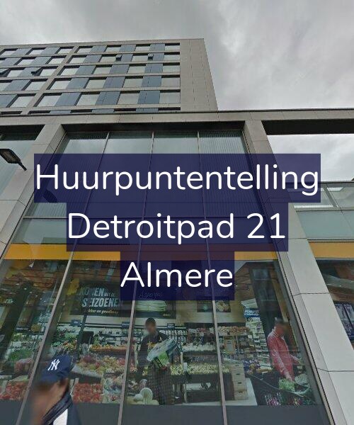 Foto gevel Huurpuntentelling voor Detroitpad 21, Almere