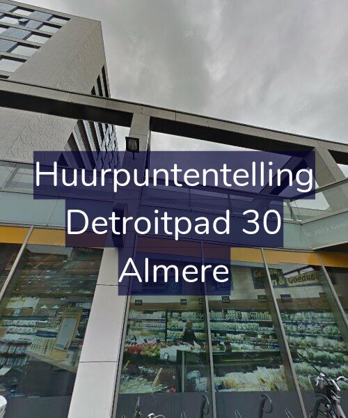 Foto gevel Huurpuntentelling voor Detroitpad 30, Almere