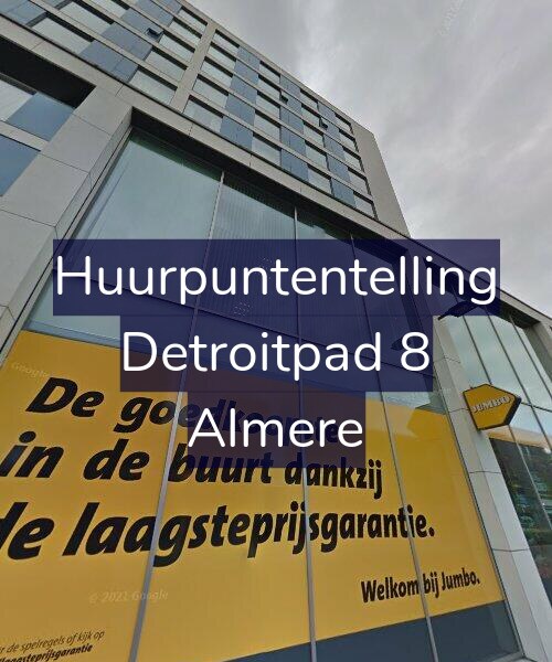Foto gevel Huurpuntentelling voor Detroitpad 8, Almere