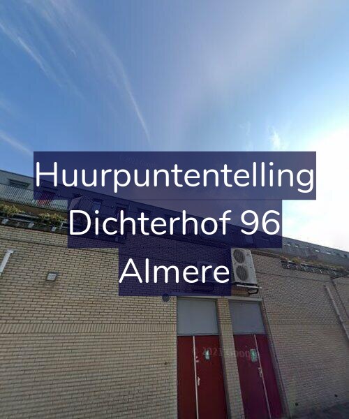 Foto gevel Huurpuntentelling voor Dichterhof 96, Almere