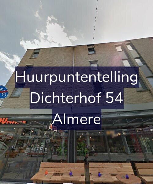 Foto gevel Huurpuntentelling voor Dichterhof 54, Almere