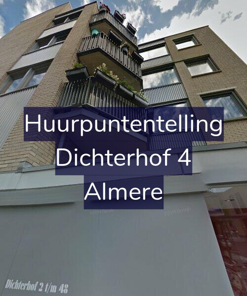 Foto gevel Huurpuntentelling voor Dichterhof 4, Almere