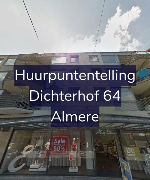 Foto gevel Huurpuntentelling voor Dichterhof 64, Almere