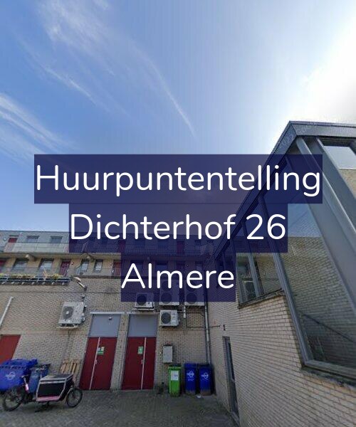 Foto gevel Huurpuntentelling voor Dichterhof 26, Almere