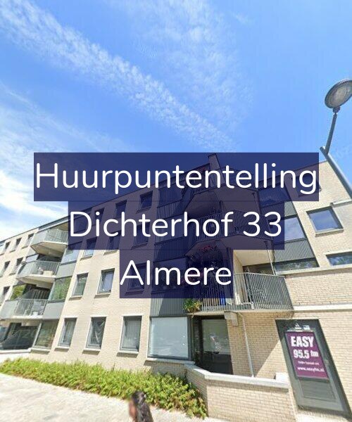 Foto gevel Huurpuntentelling voor Dichterhof 33, Almere