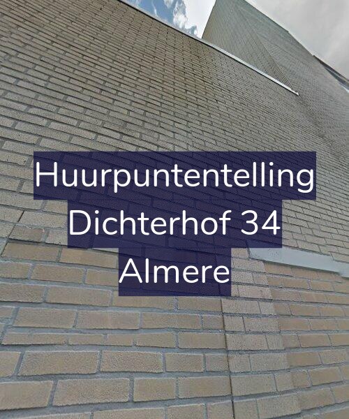 Foto gevel Huurpuntentelling voor Dichterhof 34, Almere