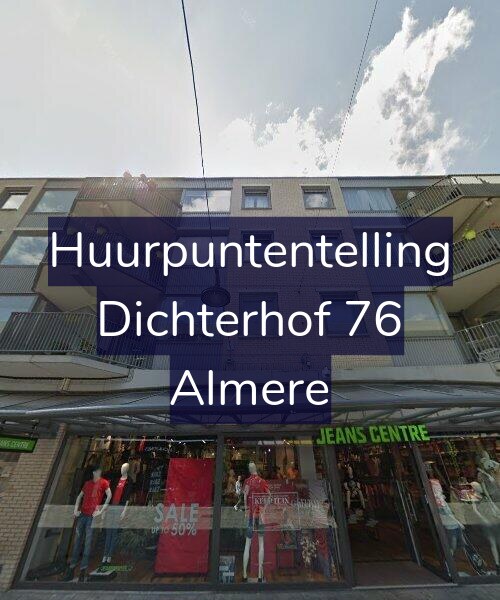 Foto gevel Huurpuntentelling voor Dichterhof 76, Almere