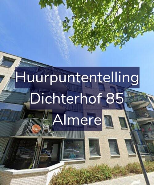 Foto gevel Huurpuntentelling voor Dichterhof 85, Almere