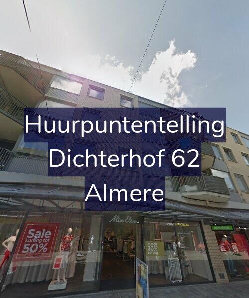 Foto gevel Huurpuntentelling voor Dichterhof 62, Almere