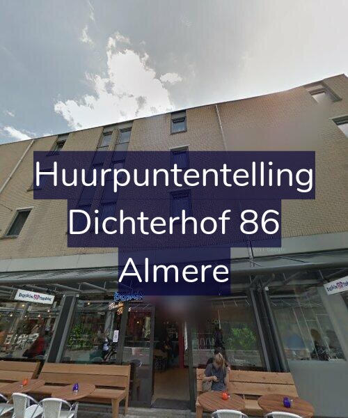 Foto gevel Huurpuntentelling voor Dichterhof 86, Almere