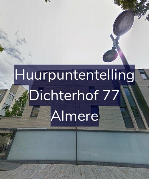 Foto gevel Huurpuntentelling voor Dichterhof 77, Almere